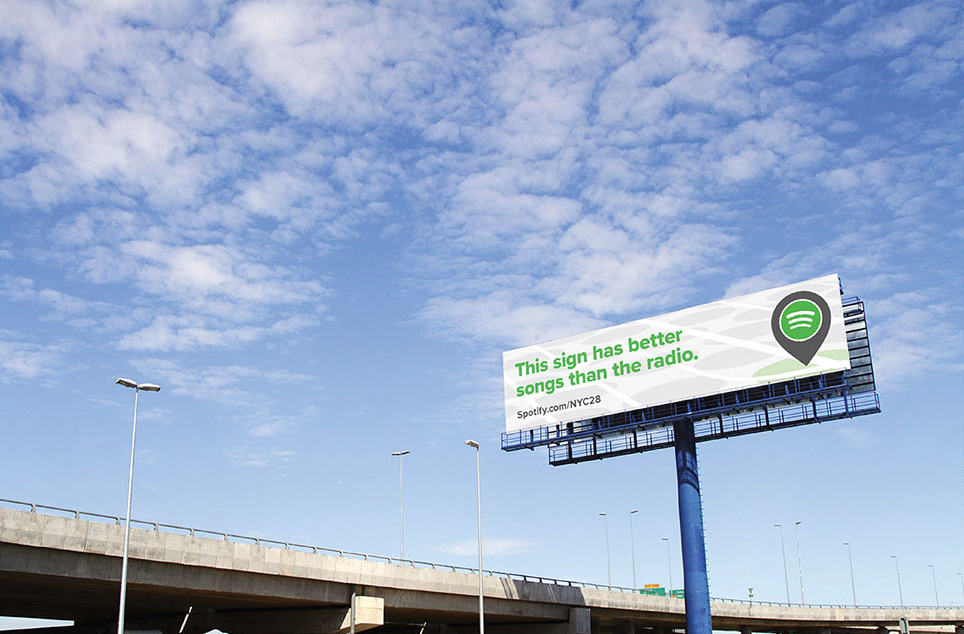 This sign has better songs than the radio.